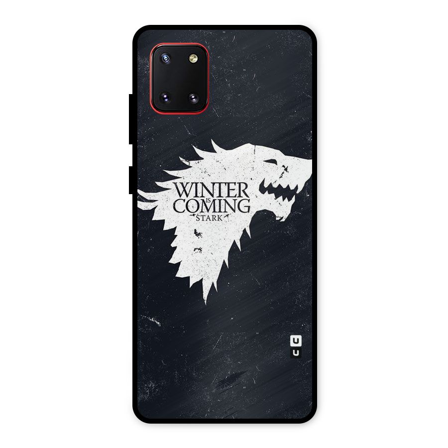 Winter is Coming Stark Metal Back Case for Galaxy Note 10 Lite