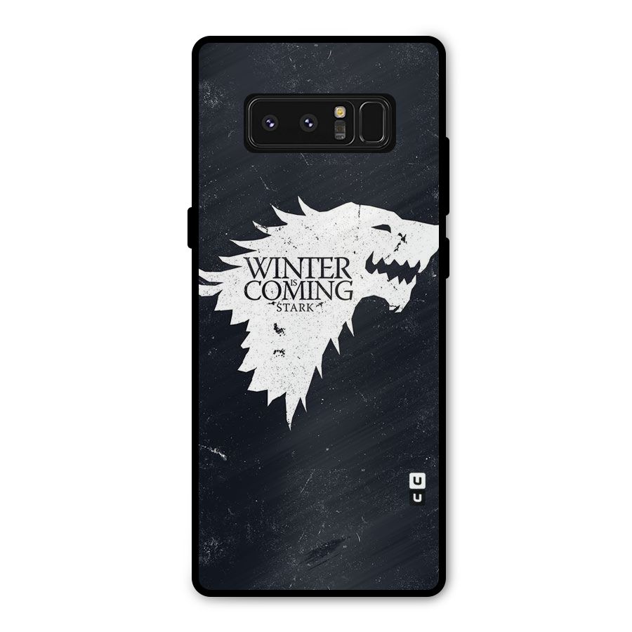 Winter is Coming Stark Metal Back Case for Galaxy Note 8