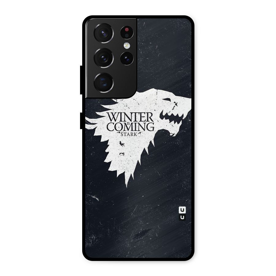 Winter is Coming Stark Metal Back Case for Galaxy S21 Ultra 5G
