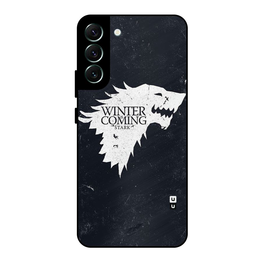 Winter is Coming Stark Metal Back Case for Galaxy S22 Plus 5G