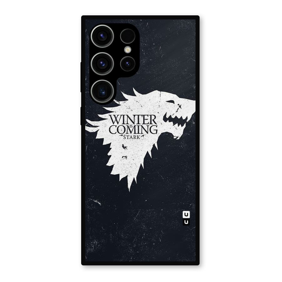 Winter is Coming Stark Metal Back Case for Galaxy S23 Ultra