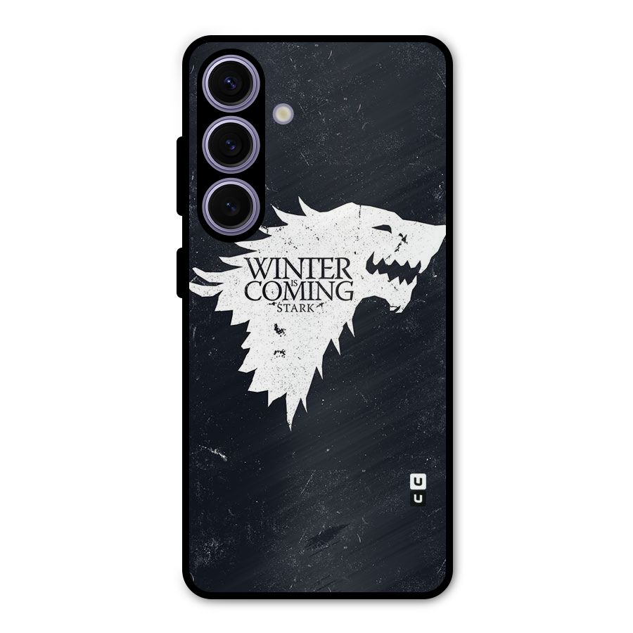 Winter is Coming Stark Metal Back Case for Galaxy S24