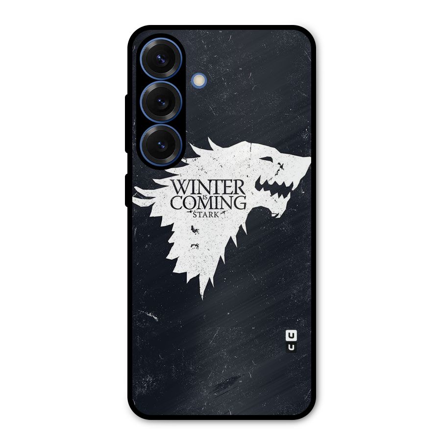 Winter is Coming Stark Metal Back Case for Galaxy S25