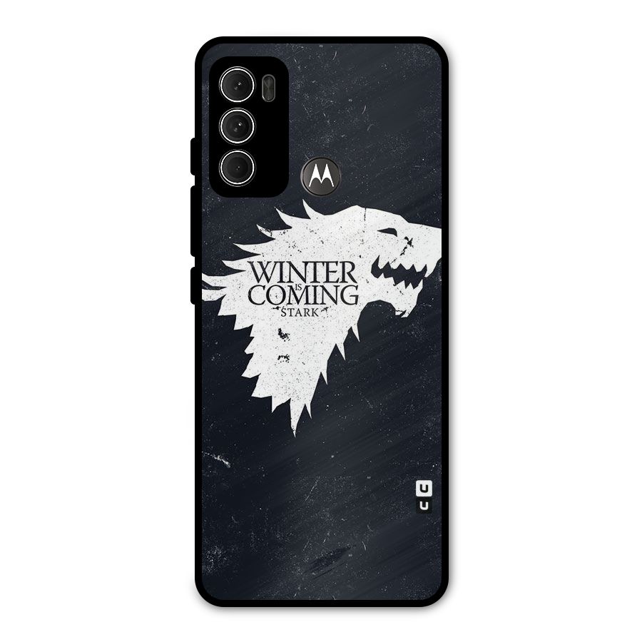 Winter is Coming Stark Metal Back Case for Moto G60