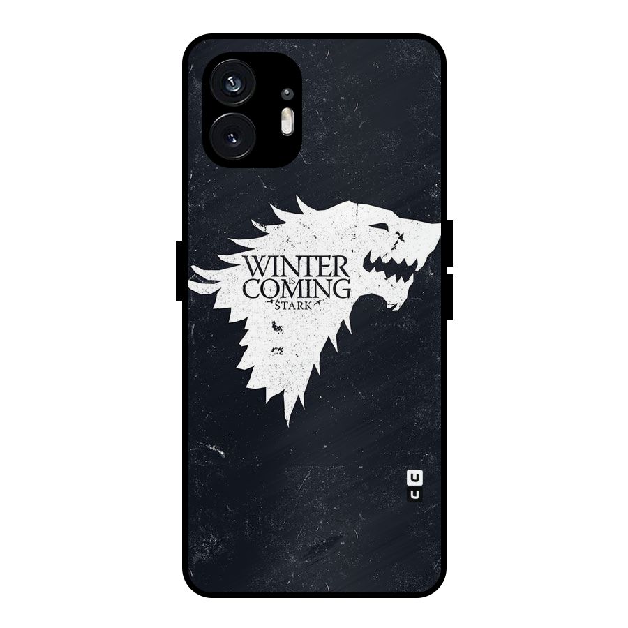 Winter is Coming Stark Metal Back Case for Nothing Phone 2