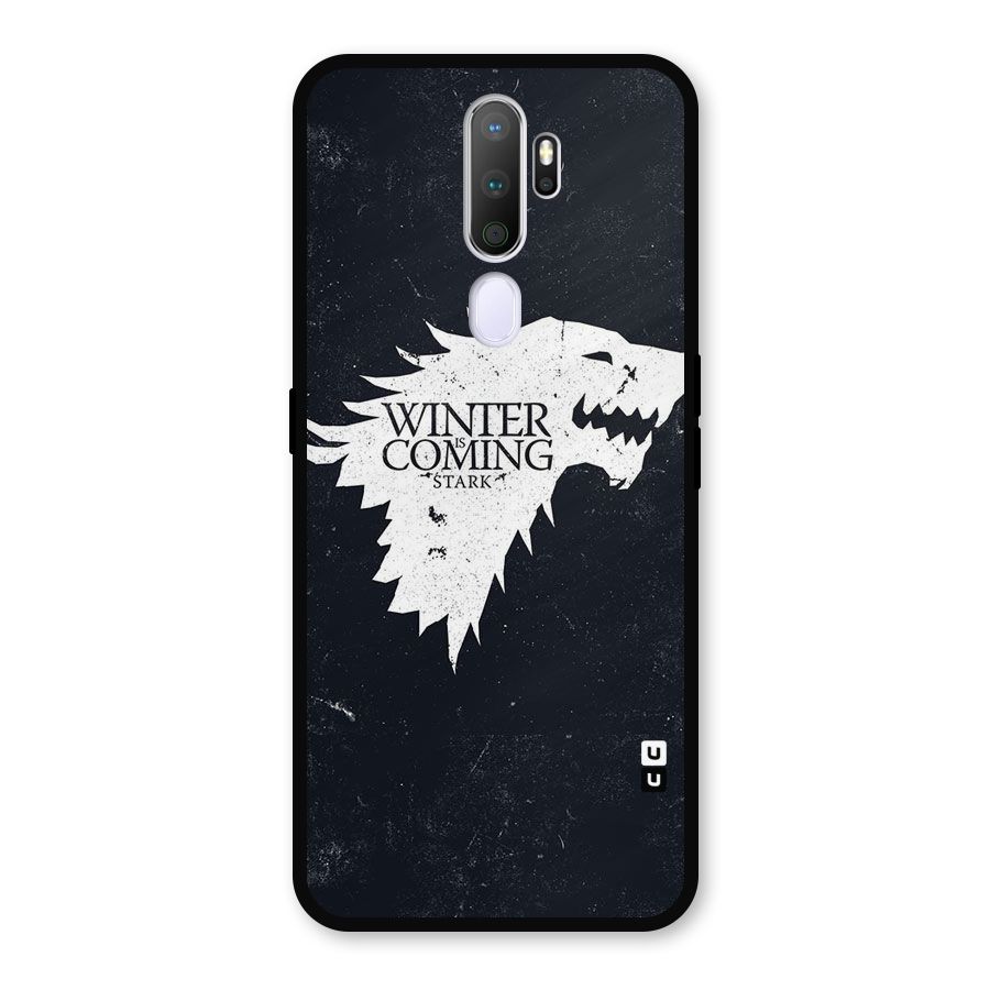 Winter is Coming Stark Metal Back Case for Oppo A5 (2020)