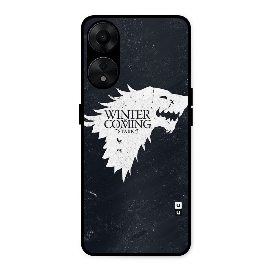 Winter is Coming Stark Metal Back Case for Oppo A78 5G