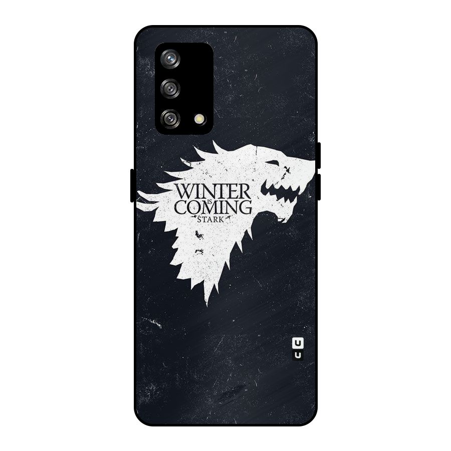 Winter is Coming Stark Metal Back Case for Oppo F19
