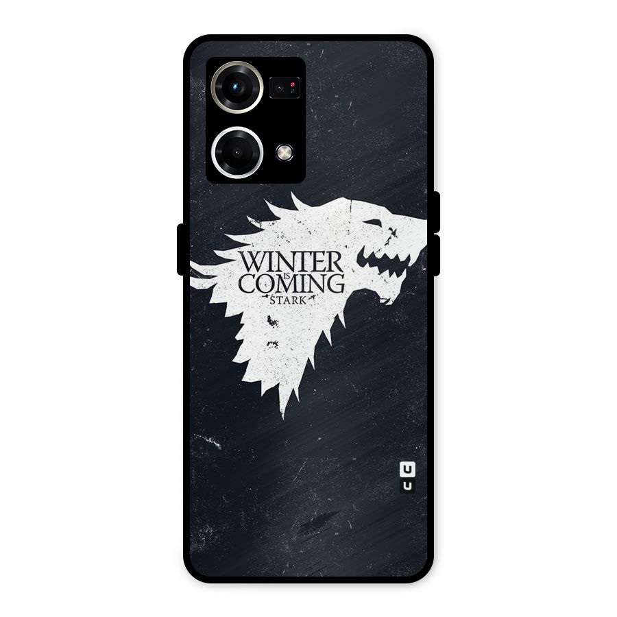 Winter is Coming Stark Metal Back Case for Oppo F21s Pro 4G