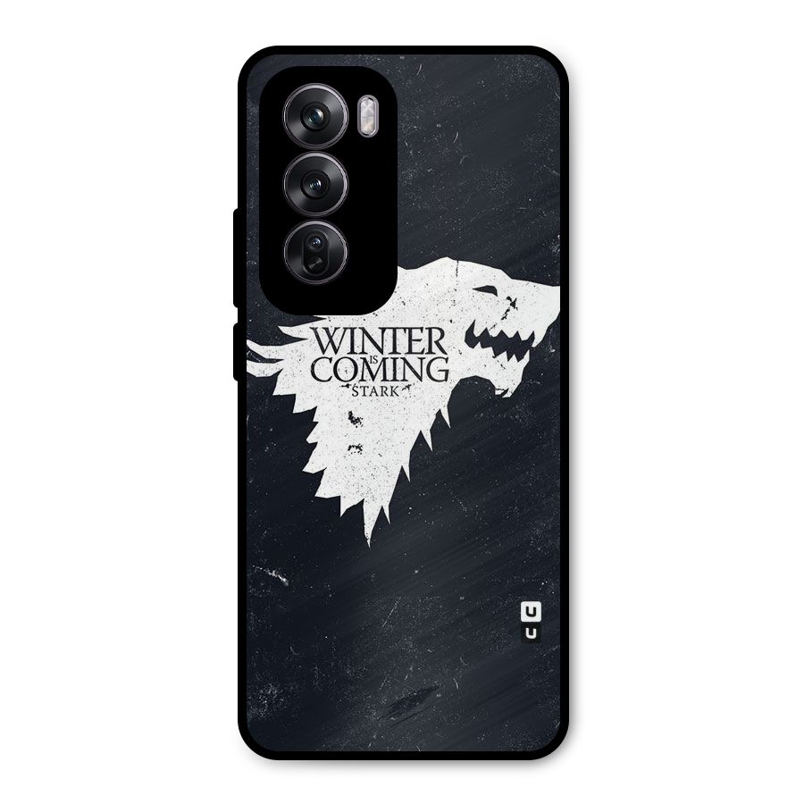Winter is Coming Stark Metal Back Case for Oppo Reno12 Pro