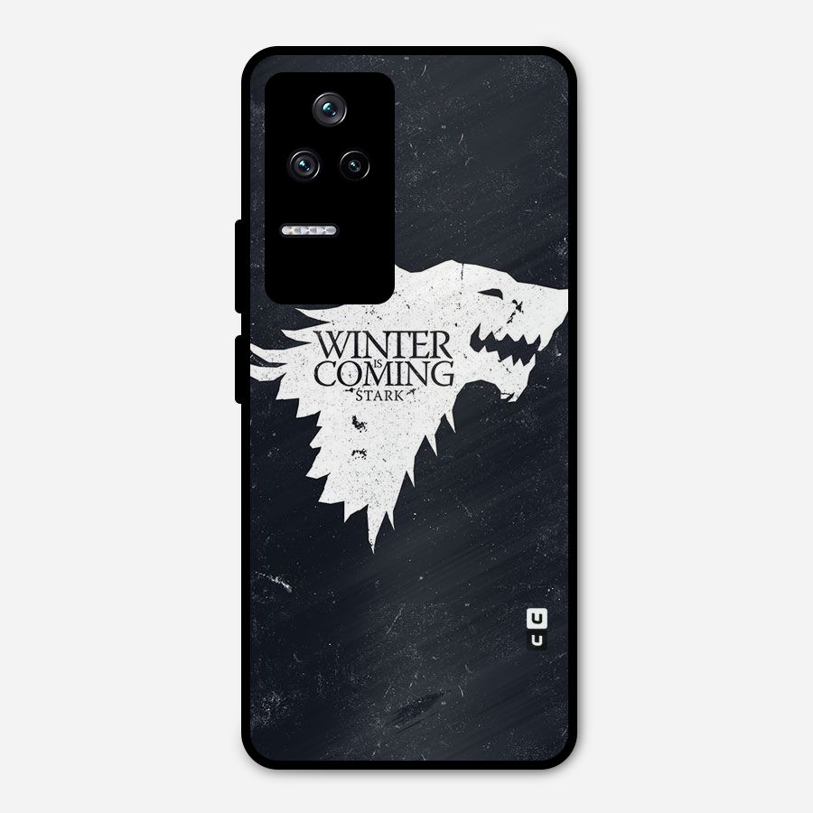 Winter is Coming Stark Metal Back Case for Poco F4 5G