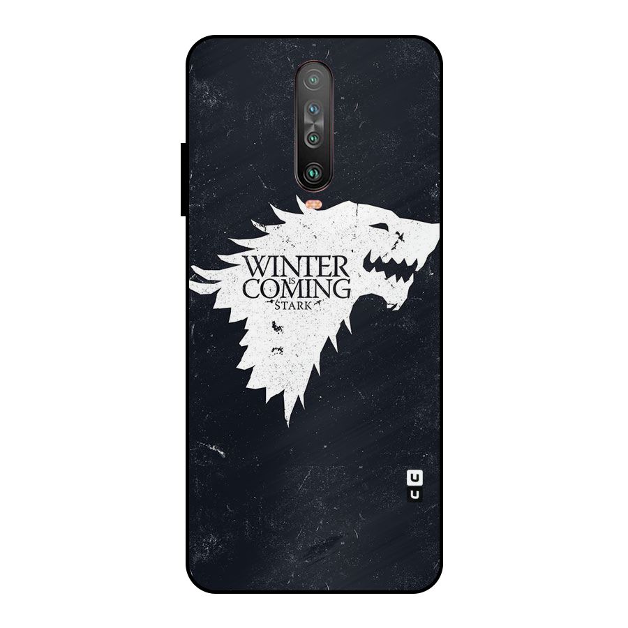 Winter is Coming Stark Metal Back Case for Poco X2