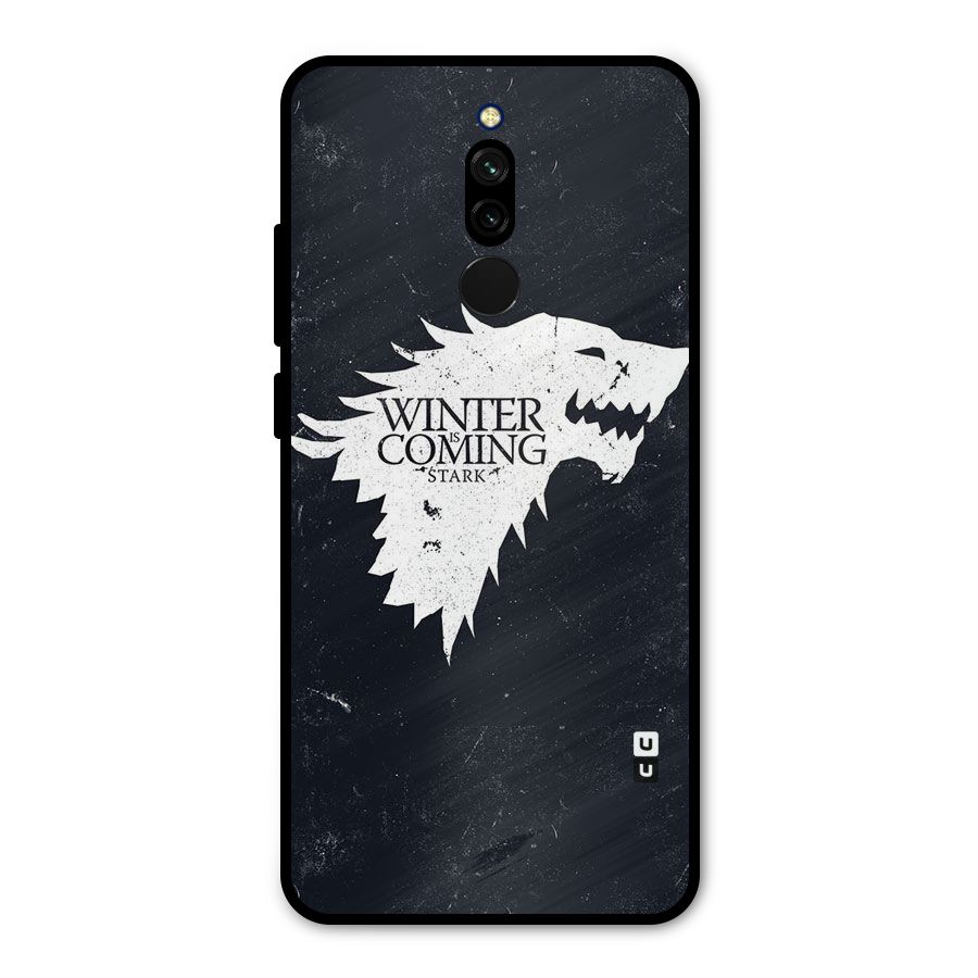 Winter is Coming Stark Metal Back Case for Redmi 8
