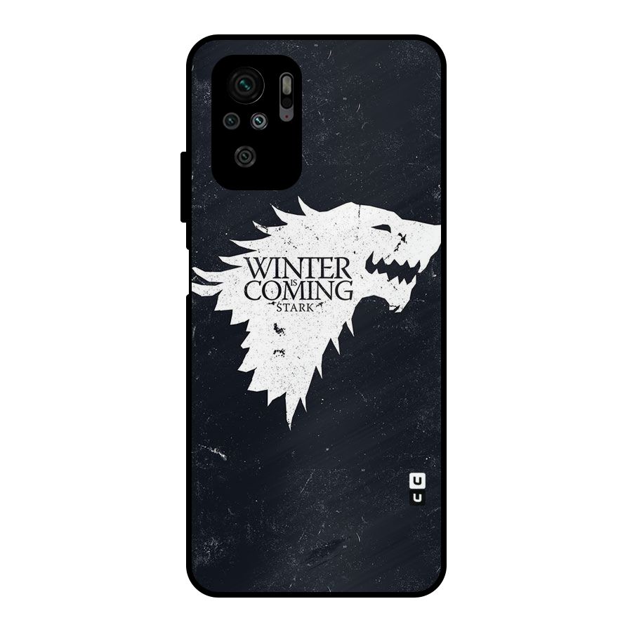 Winter is Coming Stark Metal Back Case for Redmi Note 10S