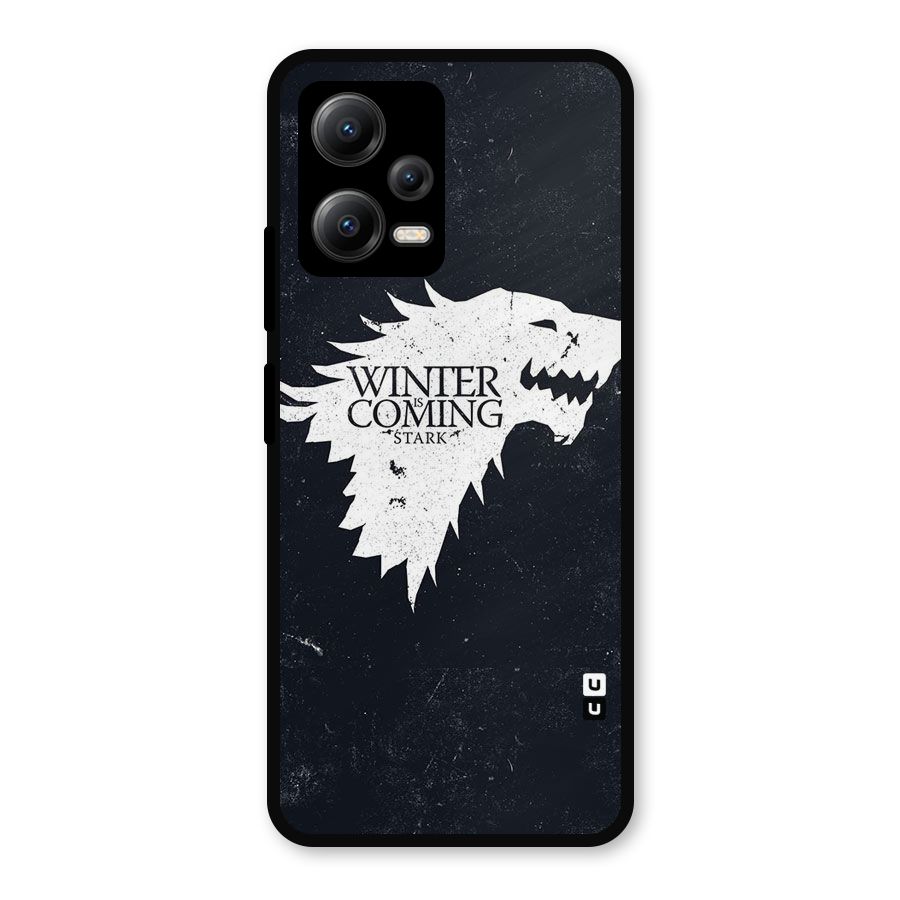 Winter is Coming Stark Metal Back Case for Redmi Note 12 5G
