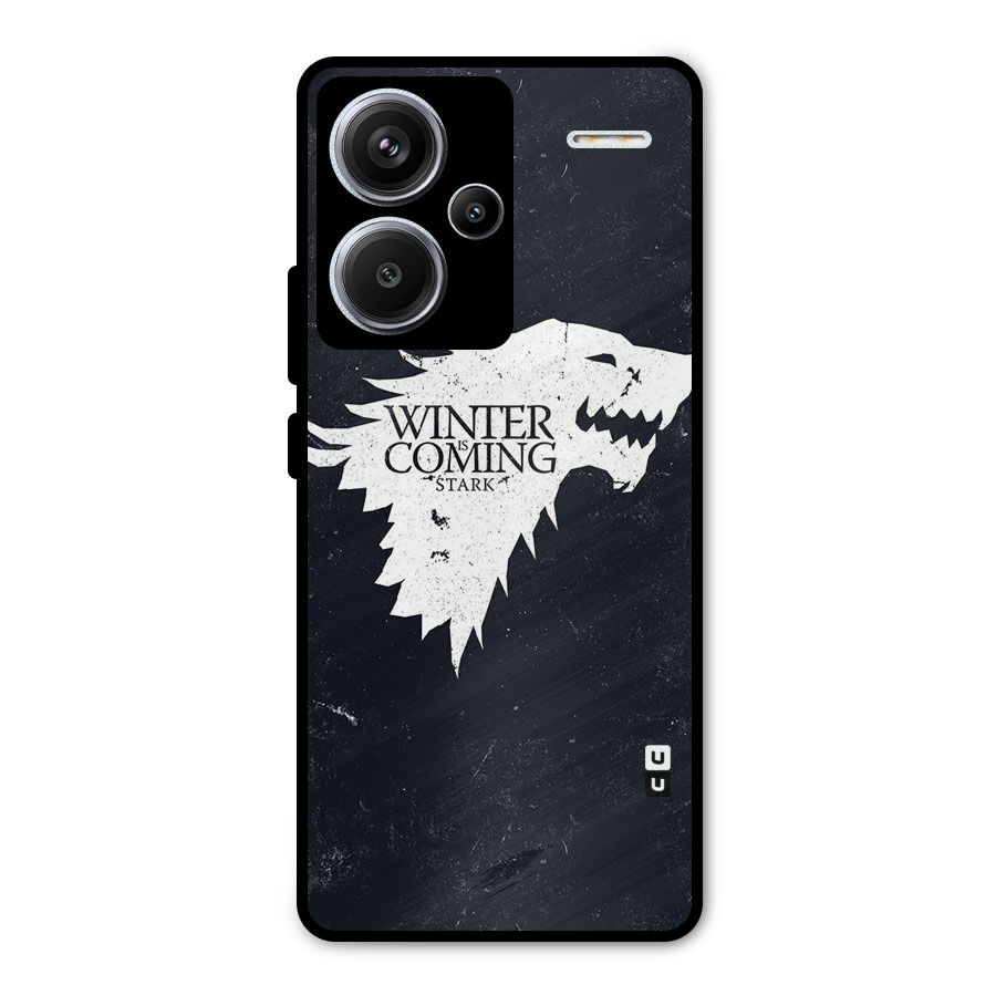 Winter is Coming Stark Metal Back Case for Redmi Note 13 Pro Plus