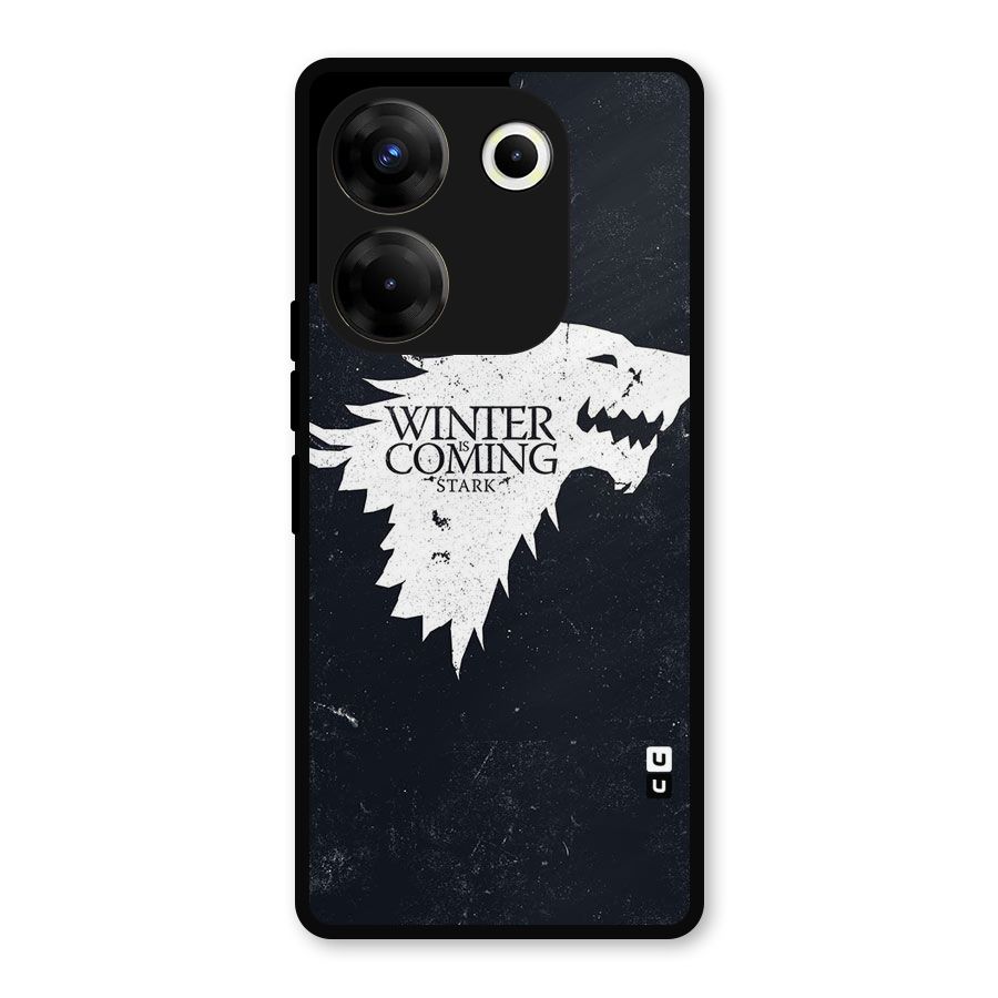 Winter is Coming Stark Metal Back Case for Tecno Camon 20 Pro