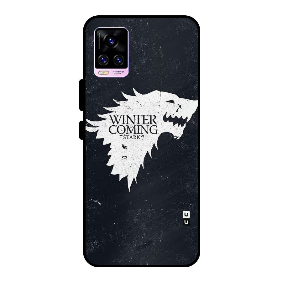 Winter is Coming Stark Metal Back Case for Vivo V20 Pro
