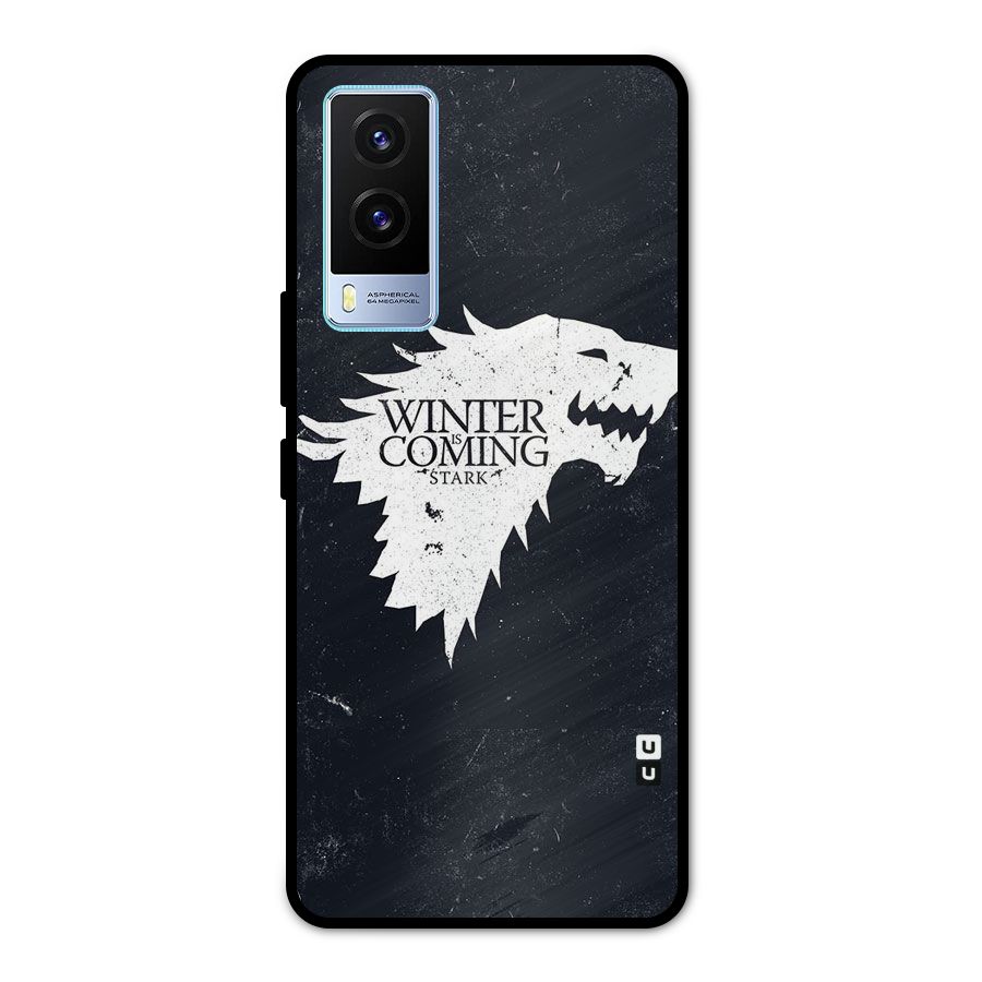 Winter is Coming Stark Metal Back Case for Vivo V21e 5G