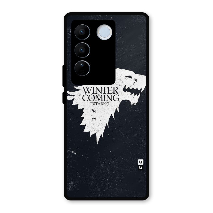 Winter is Coming Stark Metal Back Case for Vivo V27