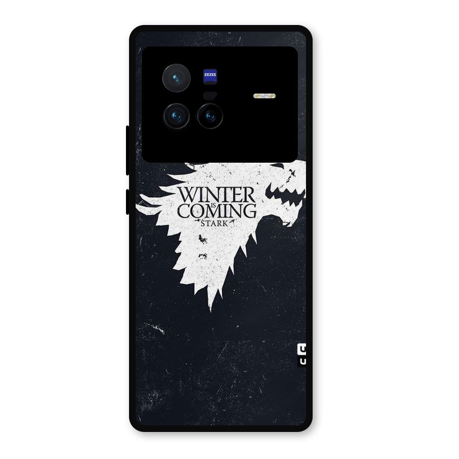 Winter is Coming Stark Metal Back Case for Vivo X80