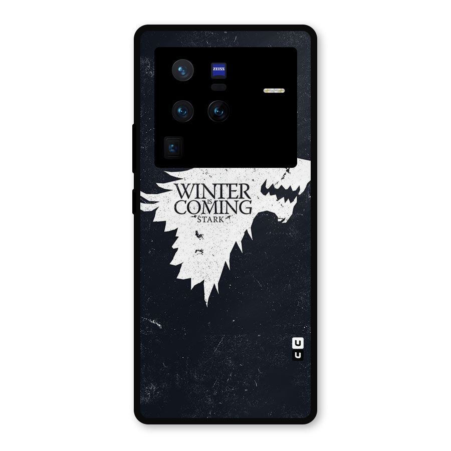 Winter is Coming Stark Metal Back Case for Vivo X80 Pro