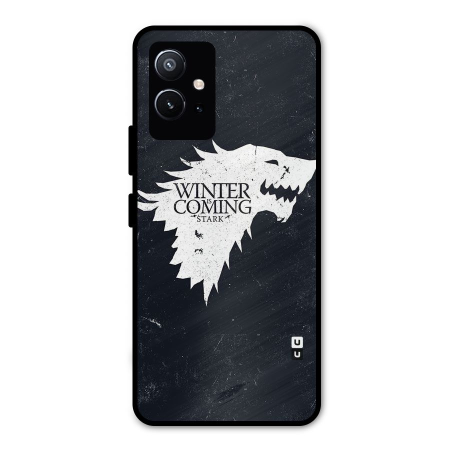 Winter is Coming Stark Metal Back Case for Vivo Y75 5G