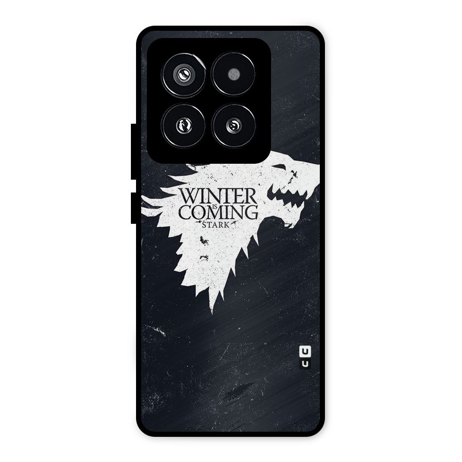 Winter is Coming Stark Metal Back Case for Xiaomi 14 Pro