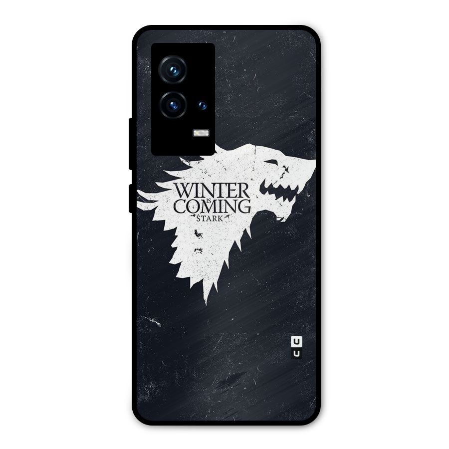 Winter is Coming Stark Metal Back Case for iQOO 9 5G