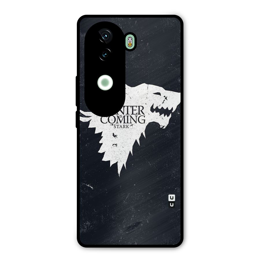 Winter is Coming Stark Metal Back Case for iQOO Z9s