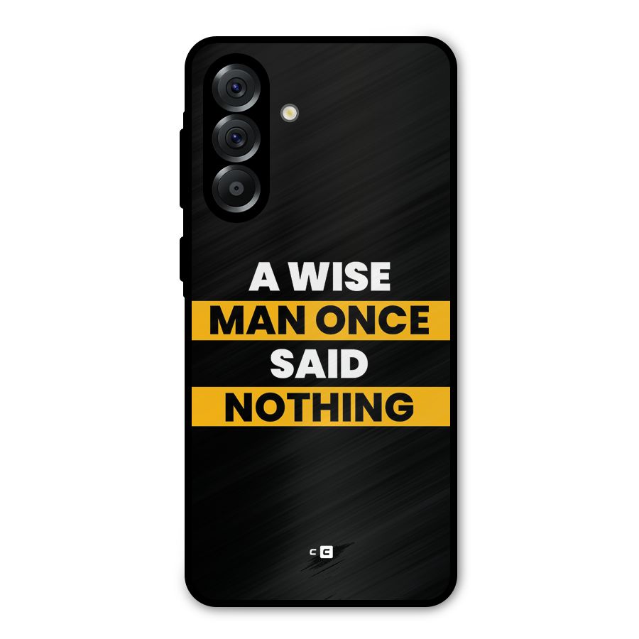 Wise Man Metal Back Case for Galaxy A56