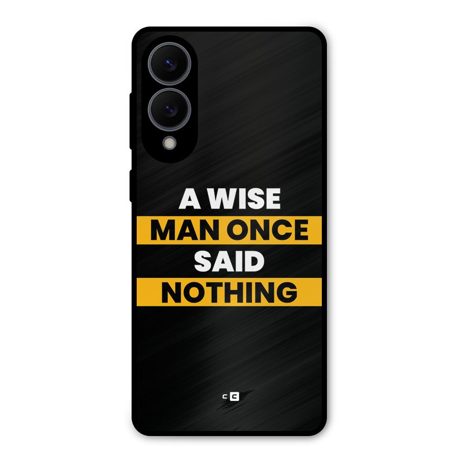 Wise Man Metal Back Case for Galaxy S25 Edge