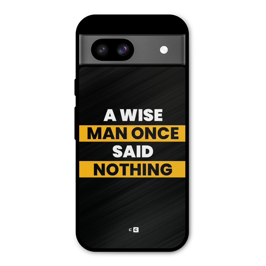 Wise Man Metal Back Case for Google Pixel 8a