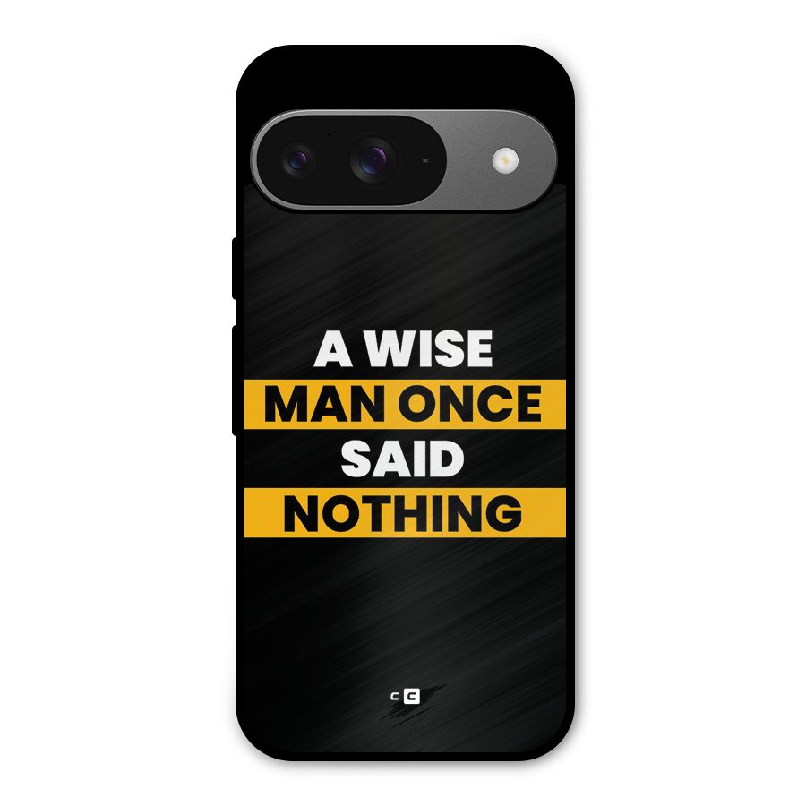 Wise Man Metal Back Case for Google Pixel 9
