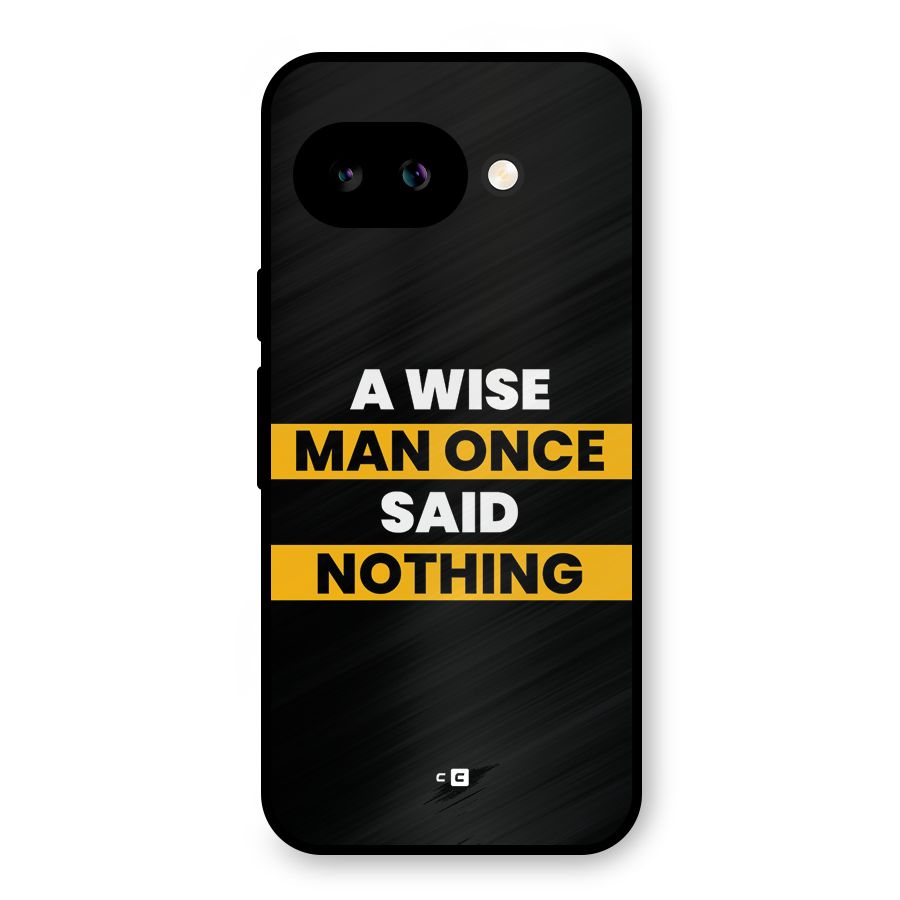 Wise Man Metal Back Case for Google Pixel 9a