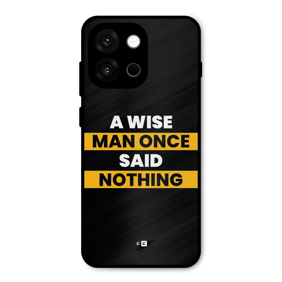Wise Man Metal Back Case for OnePlus 13s