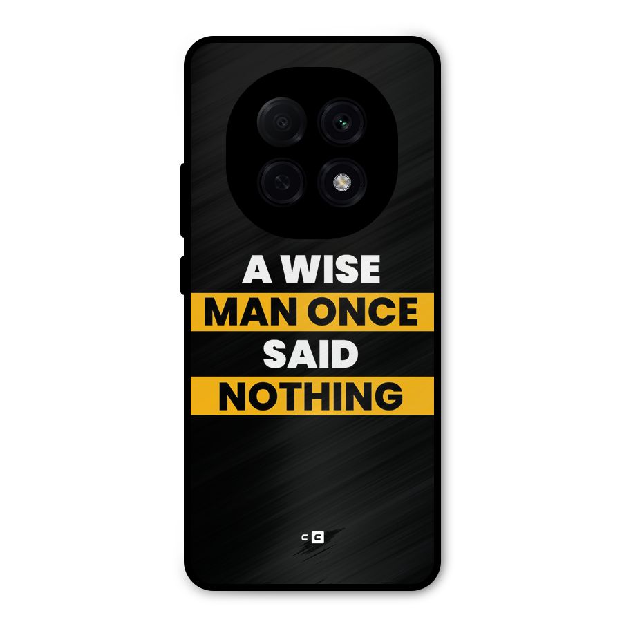 Wise Man Metal Back Case for Oppo F29 Pro