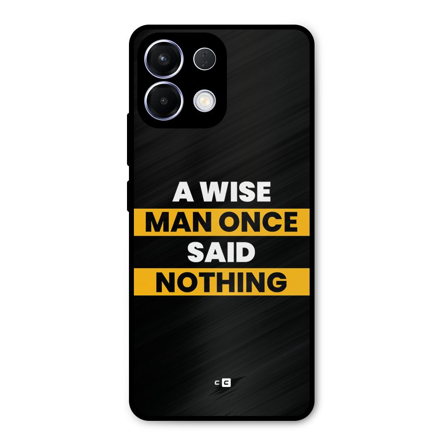 Wise Man Metal Back Case for Oppo K13