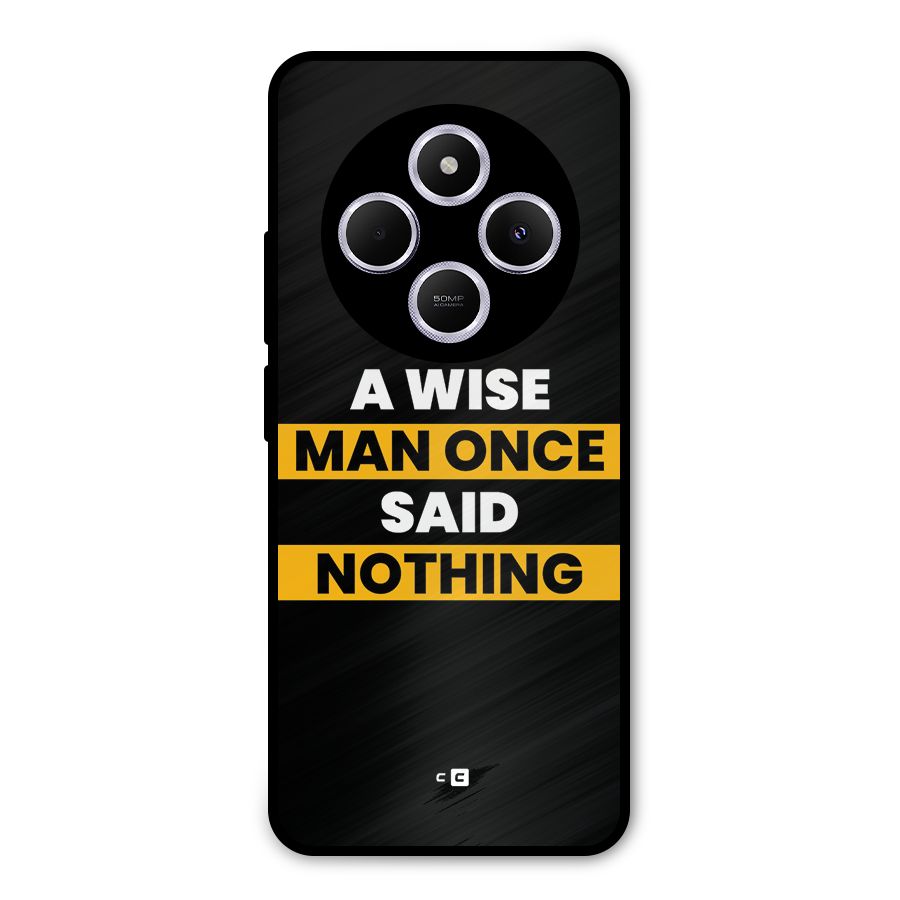 Wise Man Metal Back Case for Poco C75 5G