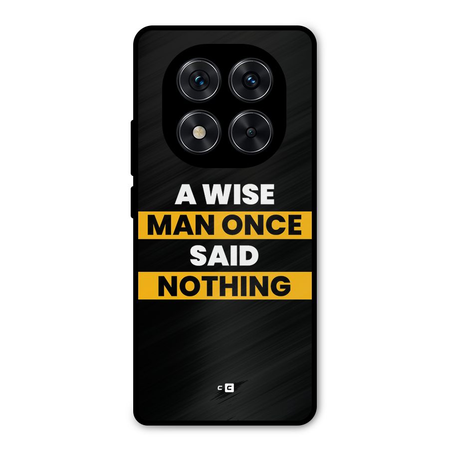 Wise Man Metal Back Case for Poco X7