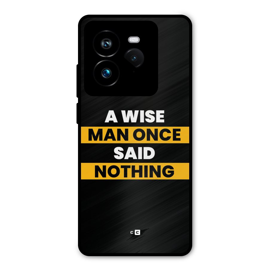 Wise Man Metal Back Case for Realme GT 7 Pro