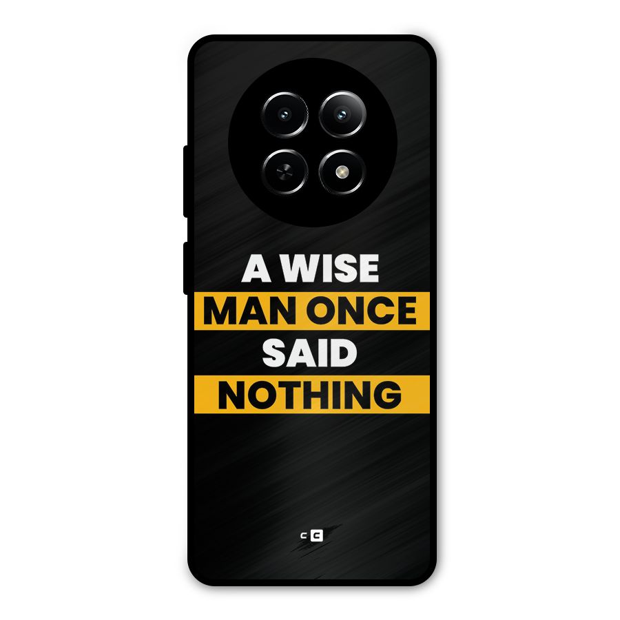 Wise Man Metal Back Case for Realme Narzo 70x 5G