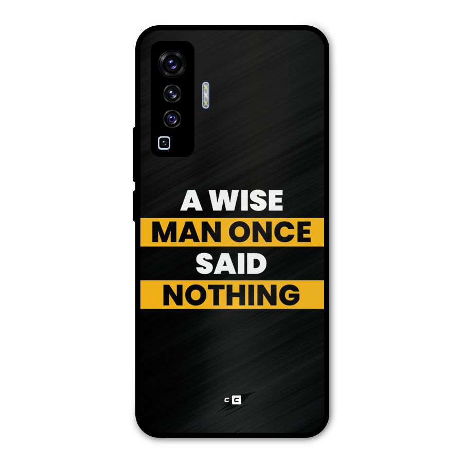 Wise Man Metal Back Case for Vivo X50