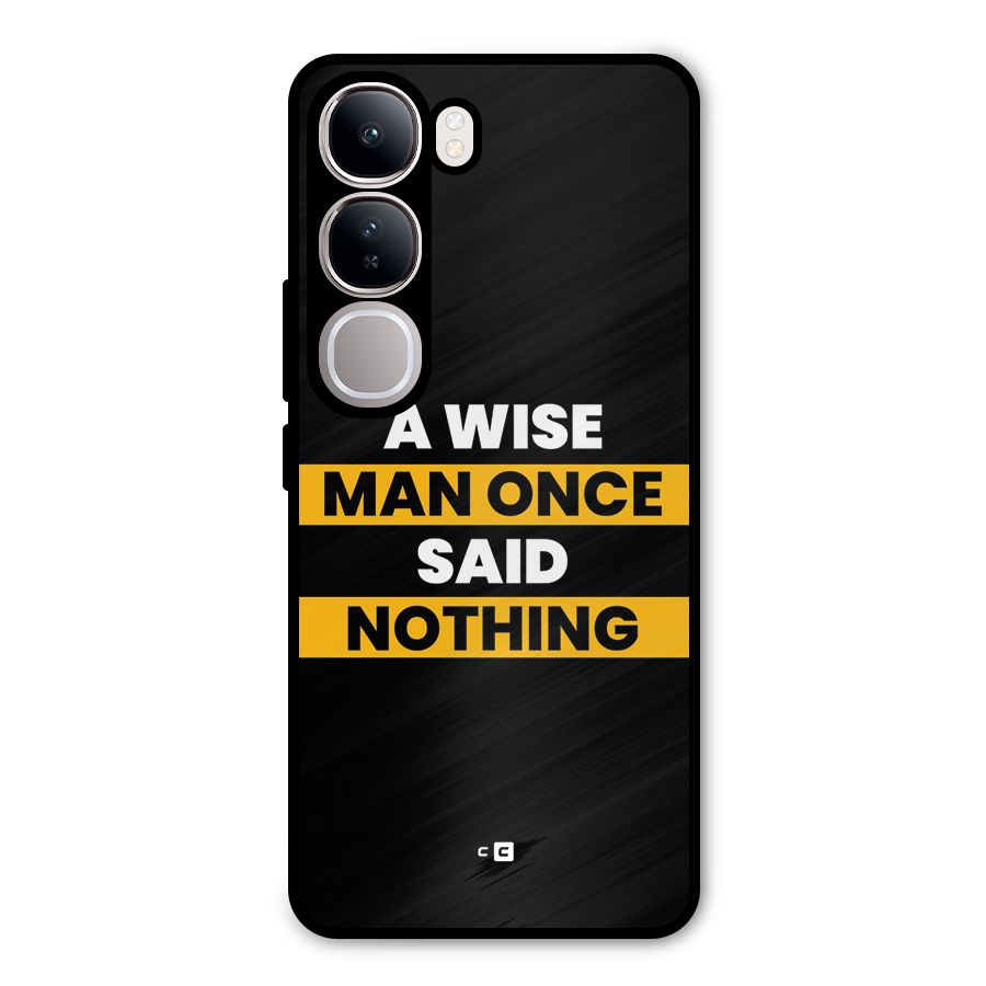 Wise Man Metal Back Case for Vivo Y300