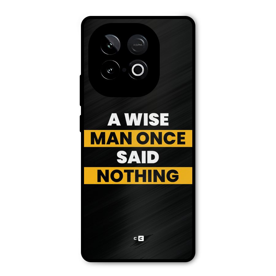 Wise Man Metal Back Case for iQOO Neo 10
