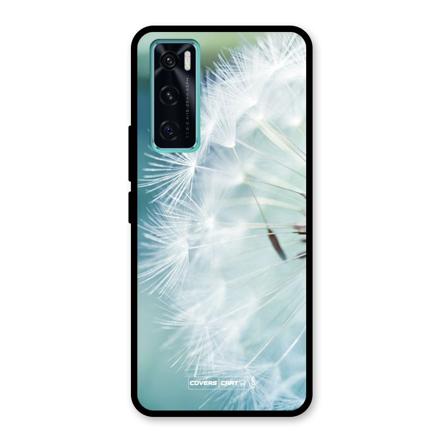 Wish Floral Glass Back Case for Vivo V20 SE