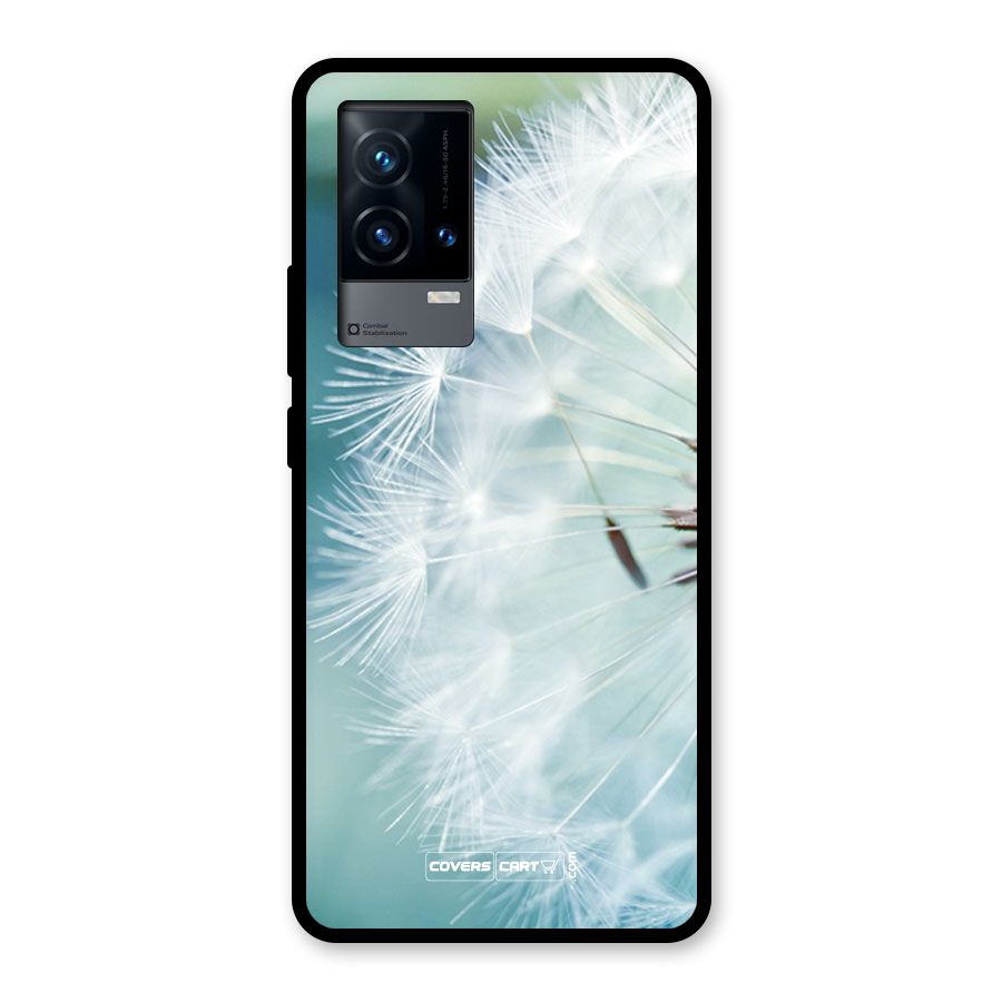 Wish Floral Glass Back Case for iQOO 9 5G