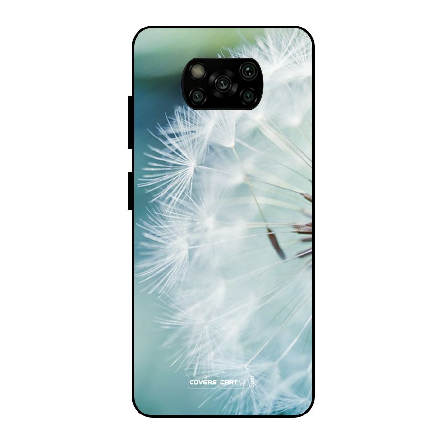 Wish Floral Metal Back Case for Poco X3