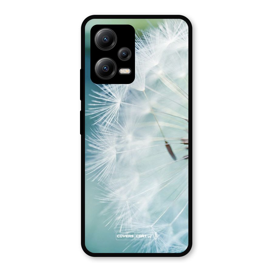 Wish Floral Metal Back Case for Redmi Note 12 5G