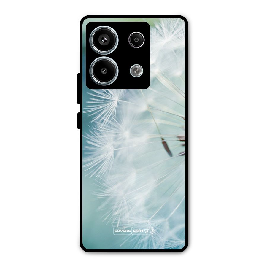 Wish Floral Metal Back Case for Redmi Note 13 Pro 5G